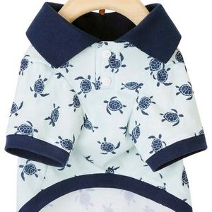 SEA TURTLES DOG AND CAT POLO SHIRT 🐢 SMALL